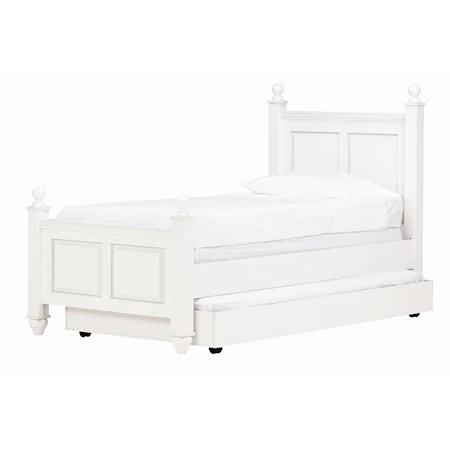 Twin Post Bed with Trundle Bed